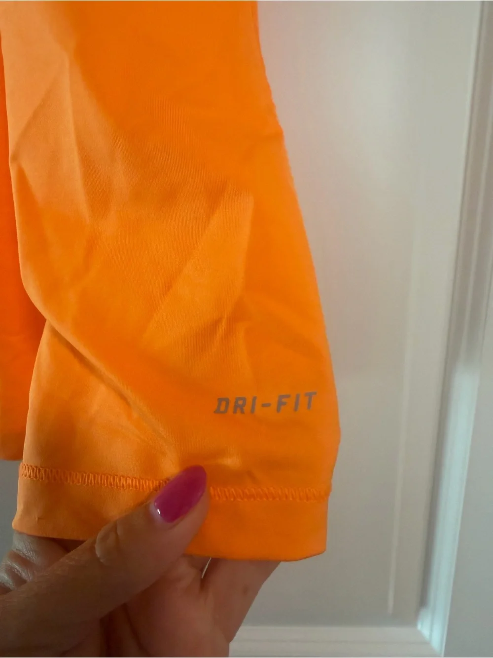 Nike Pro Orange Dri-FIT Racerback Tank Small